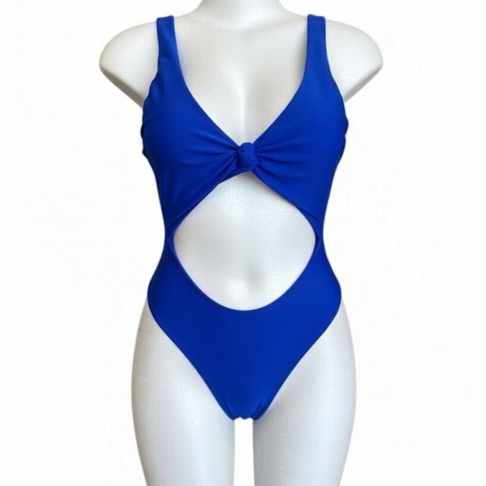 ✨ NWOT  Royal Blue Cut-Out One Piece ✨ Size Medium ⭐